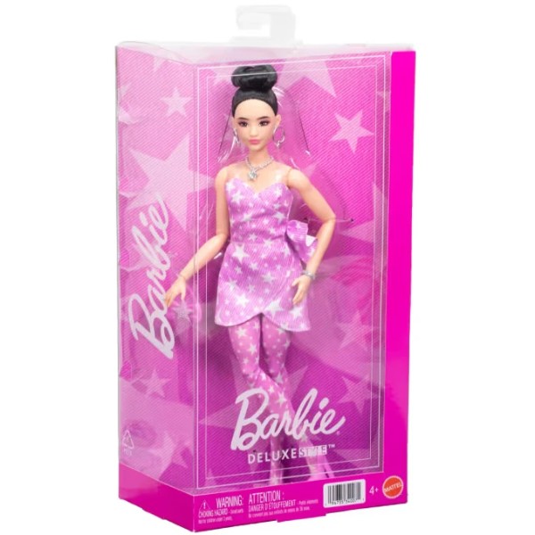 Фото - Кукла Barbie «Deluxe Style» - звёздный тотал-лук в барбикоре (JJN71)